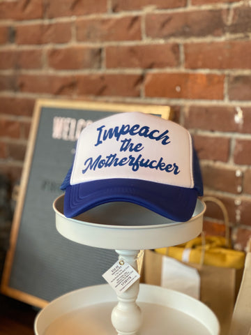 Impeach the Mother Fucker-Tlaib Quote trucker Hat