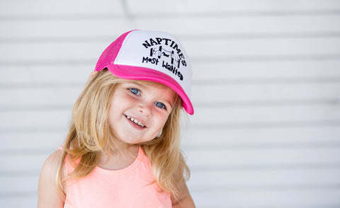 Naptime's Most Wanted Toddler SnapBack Trucker Hat