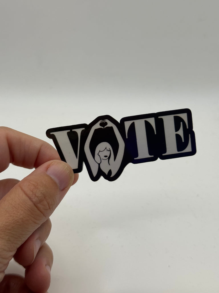 VOTE - Taylor Swift Silhouette Feminist Activism Sticker