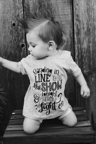 Standing In Line To See The Show Tonight Kid's Tee or Bodysuit