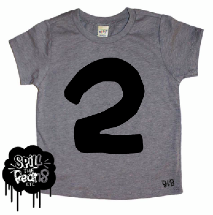 TWO Second Kid's Tee