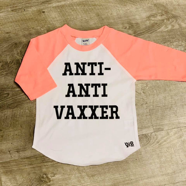 Anti-Anti Vaxxer Kid's Raglan