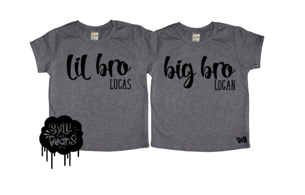 Brother, Sister, Cousin Matching Kid's Tees Or Bodysuits