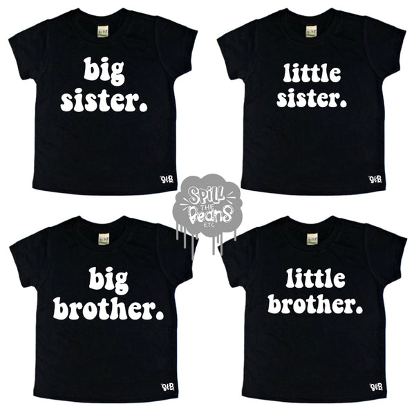 Big or Little Brother/Sister Pregnancy Announcement SINGLE TEE or SET
