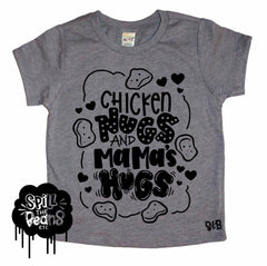 Chicken Nugs and Mama Hugs Kids Tee