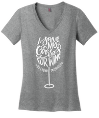 I Save My Carbs for Wine -- It's Called Priorities