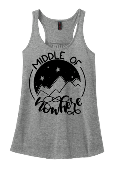 Middle Of Nowhere Adventure Exploring Shirt