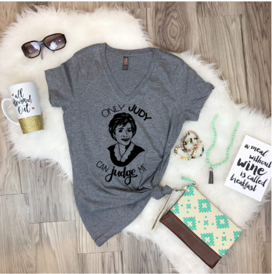 Only judy can judge me online t shirt