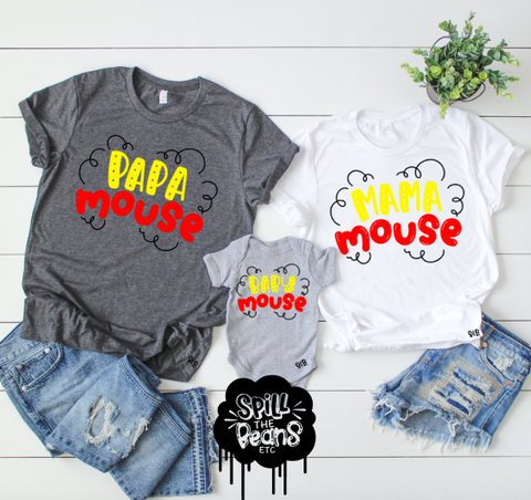 Mama Mouse Shirt or Tank