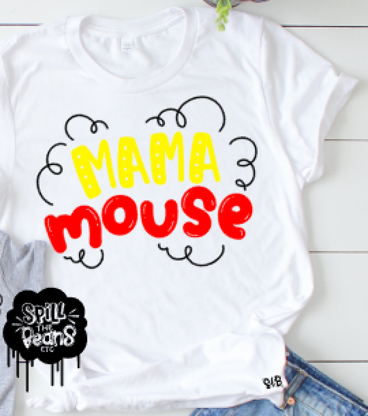 Papa Mouse Shirt or Tank
