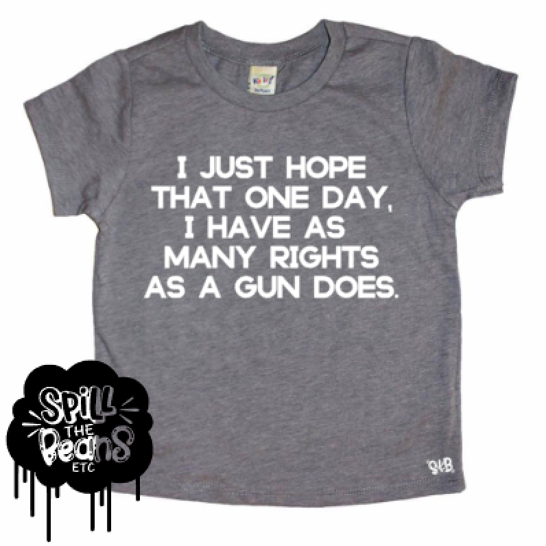 I Want Rights Women's and Kids March Tee Bodysuit or Kids Tee