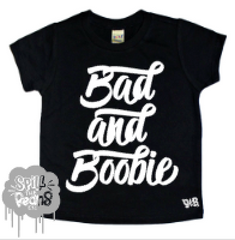 Bad and Boobie Breastfeeding Kids Tee