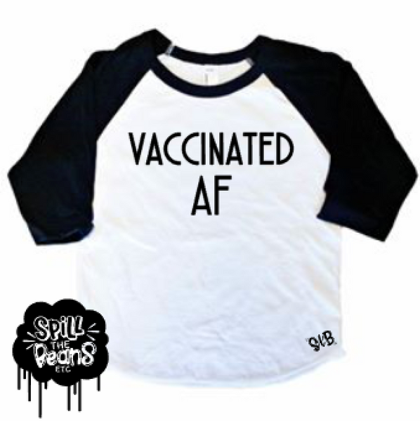 Vaccinated AF Kid's Raglan