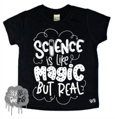 Science is Like Magic, but Real Humor Kids Shirt