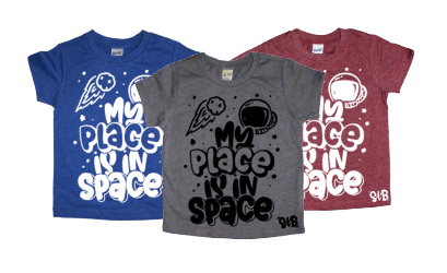 My Place is in Space KIDS TEE