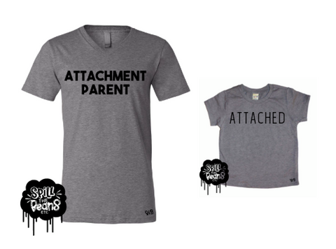 Attachment Parent + Attached Mommy and Me Matching Tee Set