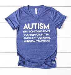 Autism Awareness tour guide Adult Tee