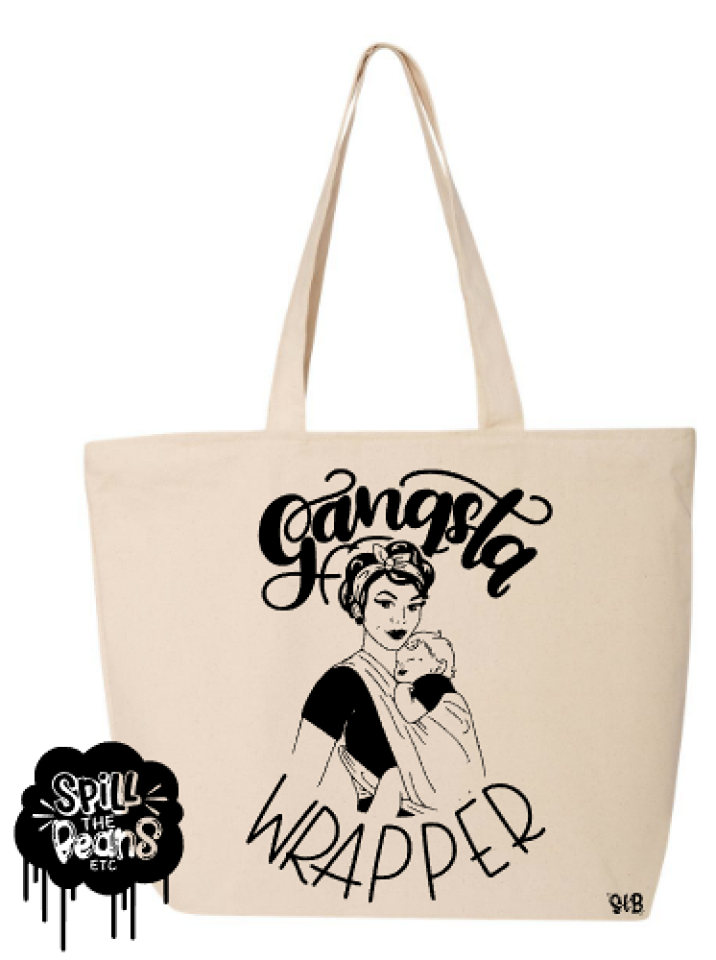 Gangsta Wrapper Canvas Bag