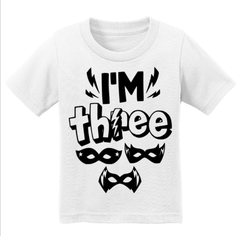 I'm Three Third Birthday Tee