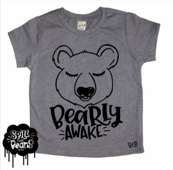 BEARly Awake Kid's Shirt