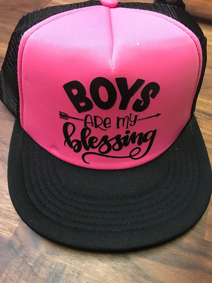 Boys Are My Blessing SnapBack Trucker Hat