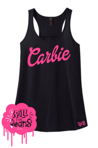 Carbie Adult Women's Funny Tank Or Tee