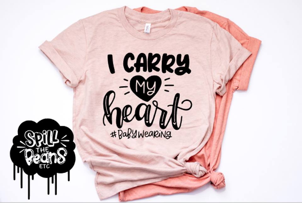 I Carry My Heart Prism Color T-Shirt