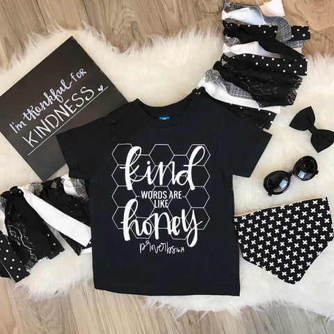 Kind Words Are Like Honey Kid's Tee