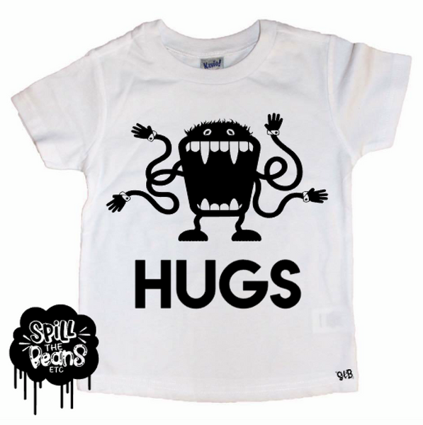 Monster Hugs Kid's Bodysuit or Tee