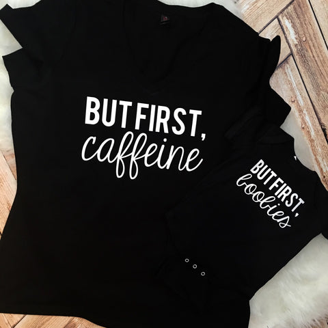 But First... Coffee & Boobies Mommy & Me Set