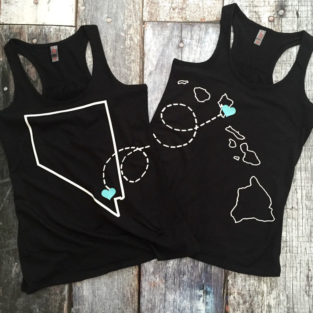 Best Friend BFF Long Distance Going Away Gift Tank or Tee