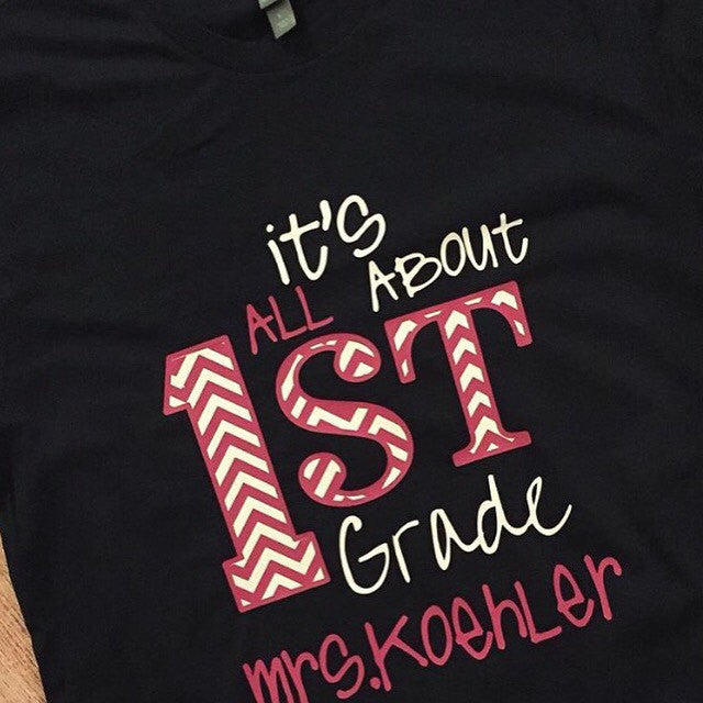 It's All About First Grade Second / Third / Fourth / Fifth Custom Shirt