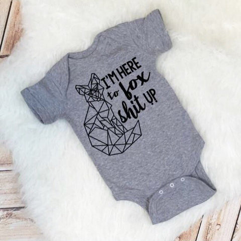 Geometric Fox Sh*t Up Infant / Toddler