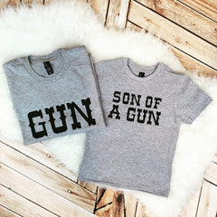 Son of a Gun Daddy and Me Matching Set