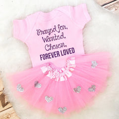 Prayed for Gotcha Day Adoption Outfit and Tutu Set