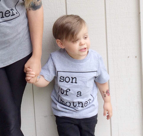 Son of a Mother Funny Kids Tee