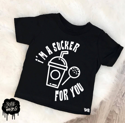 Sucker for you- Starbucks Jonas Brothers inspired Kids Tee