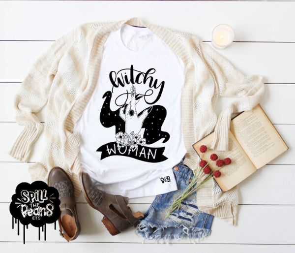 Witchy Woman Adult Tee Or Tank