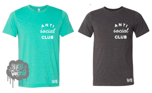 Anti Social Club Introvert tee or tank
