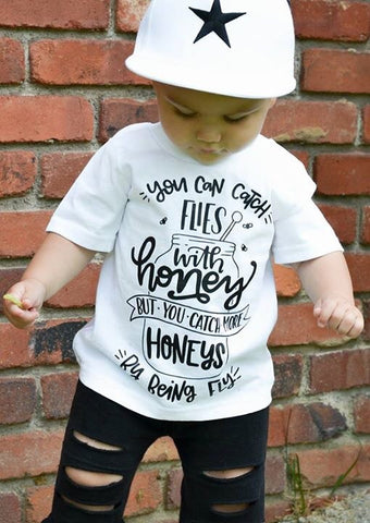 You Can Catch More Honeys By Being Fly Toddler Tee