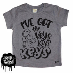 I’ve Got The Keys Tee or Bodysuit