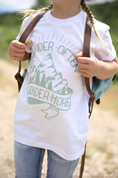 Wander Often Wander More Kid's Shirt
