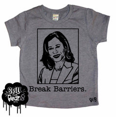 Break Barriers *Black Designs Only* Kid's Tee or Bodysuit