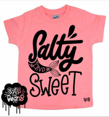 Salty Sweet Mermaid Kid's Tee