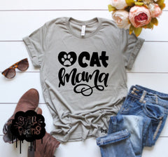 Cat Mama Adult Tee Or Tank