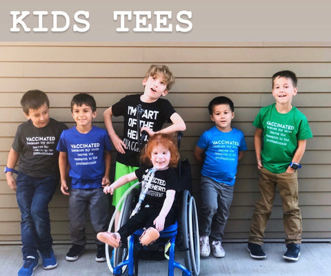 Tens fundraiser Kids tees