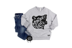 Mama Bear Fleece crewneck pullover