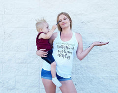 Just Winging It Motherhood Tee or Tank