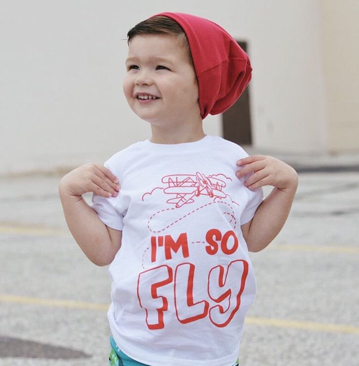 I'm So Fly Kids Airplane Tee | spillthebeansetc.com