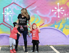 Blessed with Boys Chest Design Tank or Tee